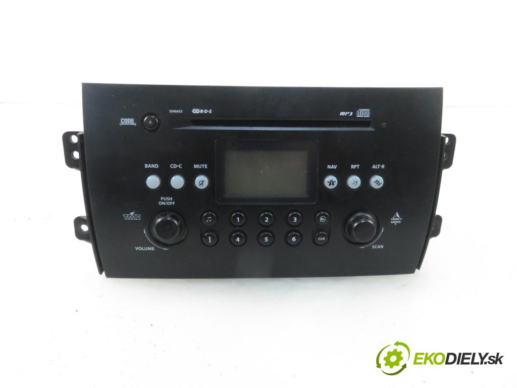 SUZUKI SX4 (EY, GY) HB 2007 88,00 1.9 DDiS 4x4 (RW 419D) - D19AA 1910,00 RADIO CD 16130002