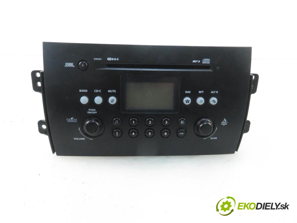 SUZUKI SX4 (EY, GY) HB 2007 88,00 1.9 DDiS 4x4 (RW 419D) - D19AA 1910,00 RADIO CD 16130002