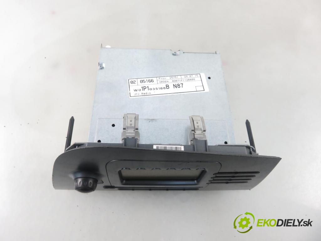 SEAT LEON (1P1) HB 2007 75,00 1.6 - BSE 1595,00 RADIO CD 1P1035186B