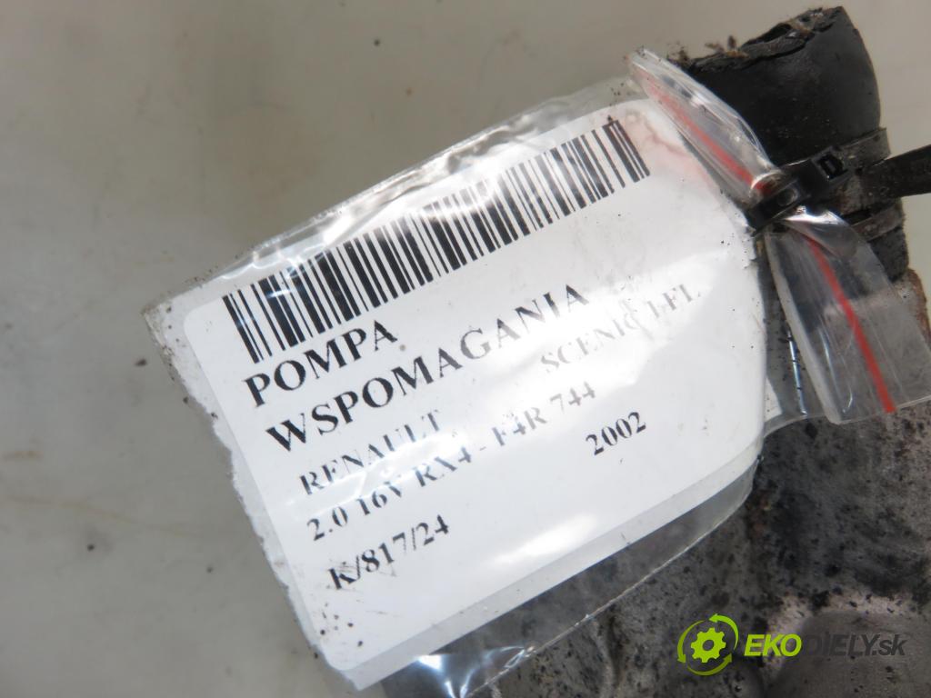RENAULT SCENIC I (JA0/1_) HB 2002 102,00 2.0 16V RX4 139 - F4R 744 1998,00 Pumpa servočerpadlo 552105 (Servočerpadlá, pumpy riadenia)