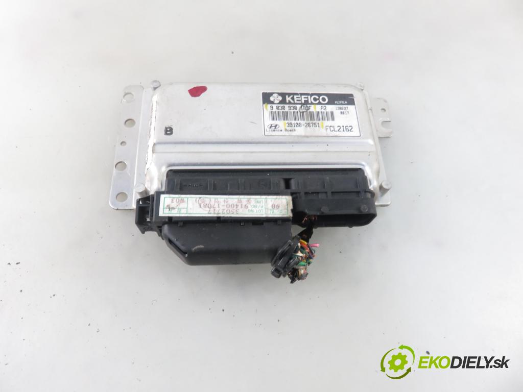 HYUNDAI MATRIX (FC) HB 2003 66,00 1.6 - G4ED-L 1599,00 řídící jednotka motora 3910826751 ; 9030930185F