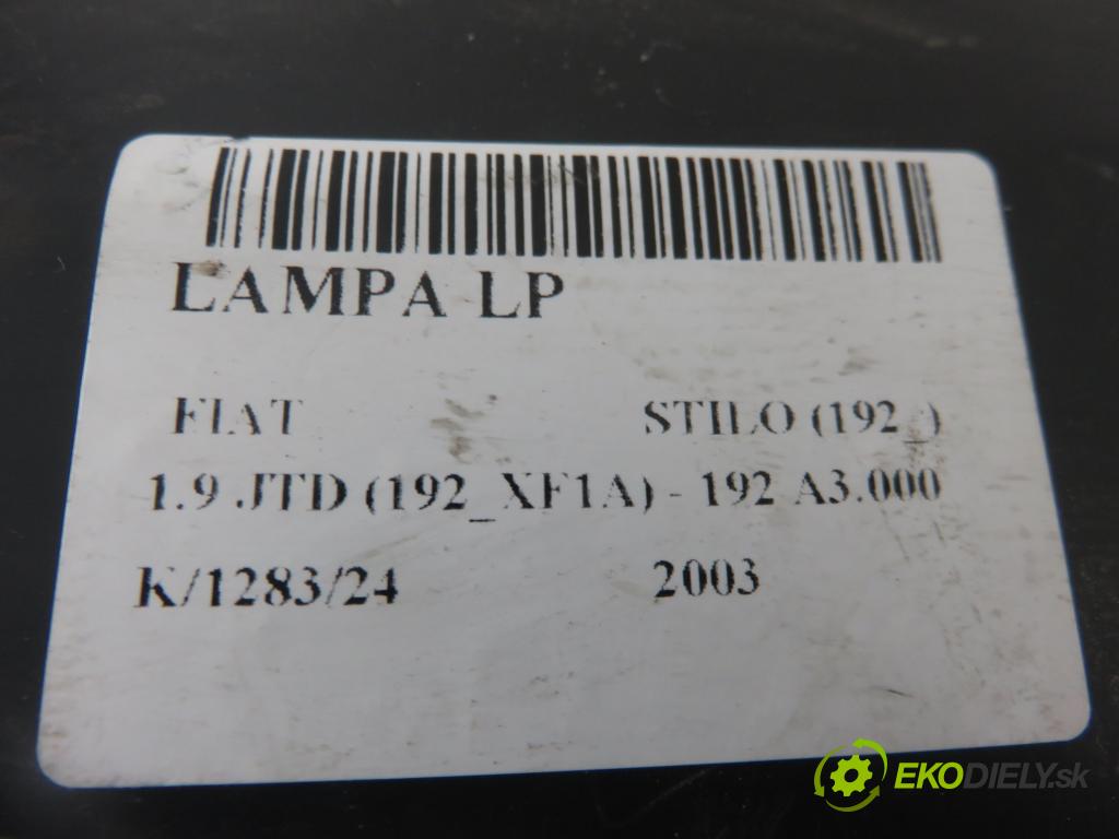 FIAT STILO (192_) HB 2003 59,00 1.9 JTD (192_XF1A) - 192 A3.000 1910,00 Svetlo LP 