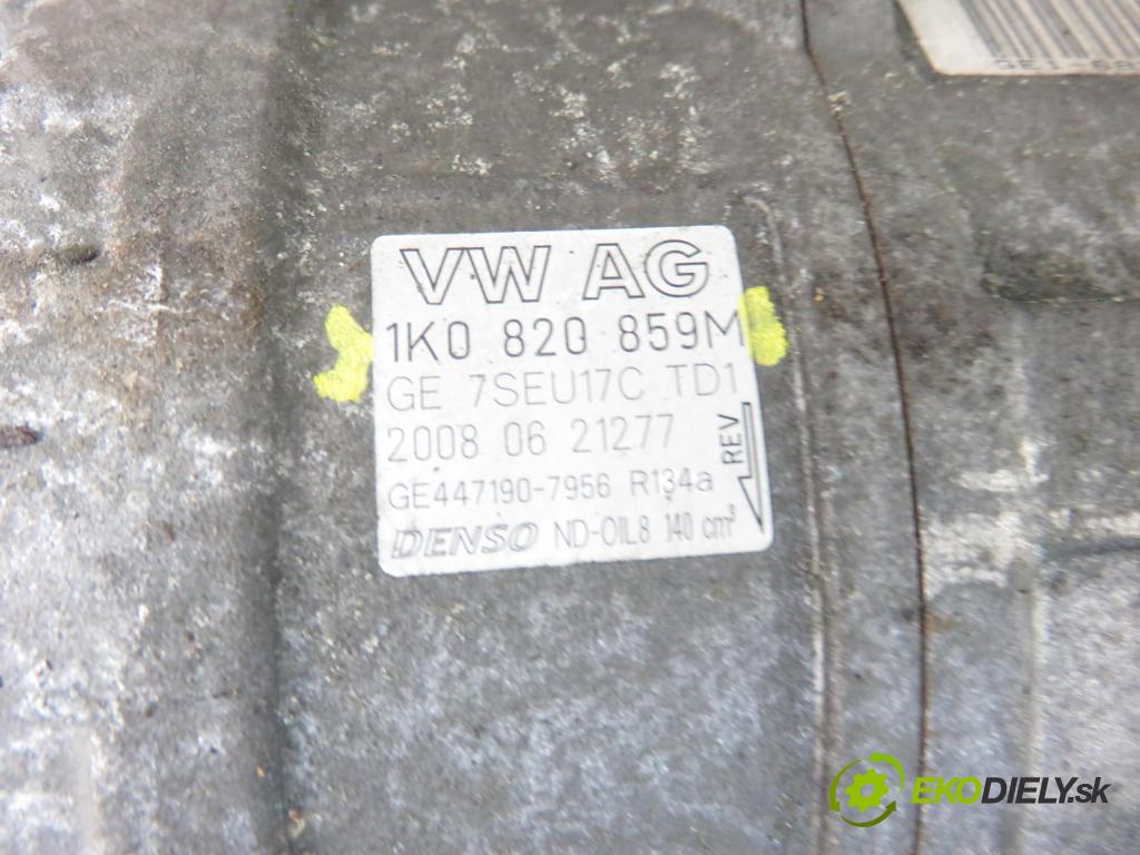 VW GOLF PLUS (5M1, 521) HB 2005 75,00 1.6 - BSF 1595,00 KOMPRESOR: klimatizace 1K0820859M (Kompresory)