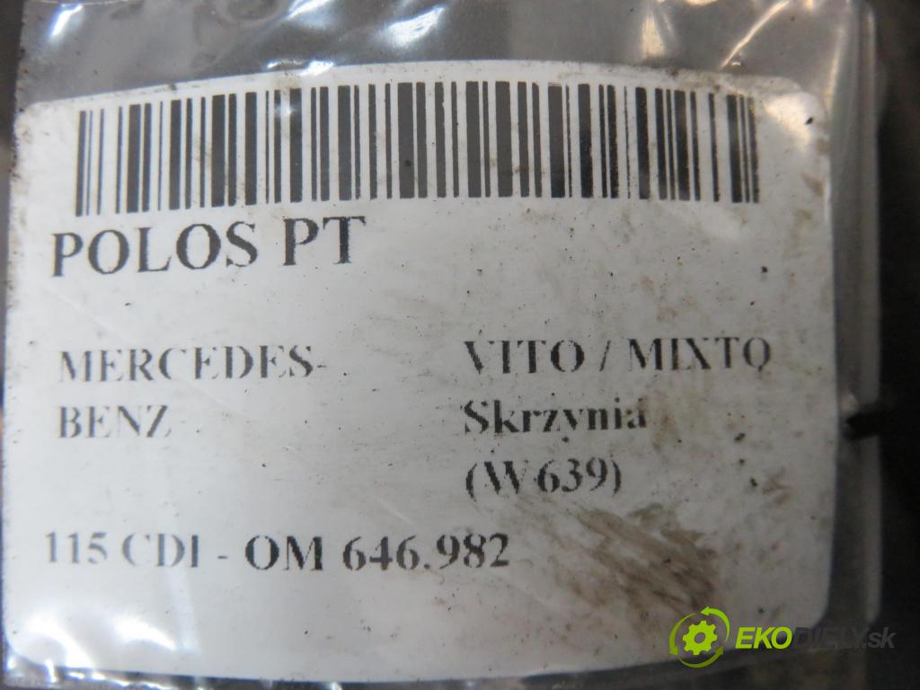 MERCEDES-BENZ VITO / MIXTO Skrzynia (W639) FURGON 2004 110,00 115 CDI 150 - OM 646.982 2148,00 Poloos pravé zadné