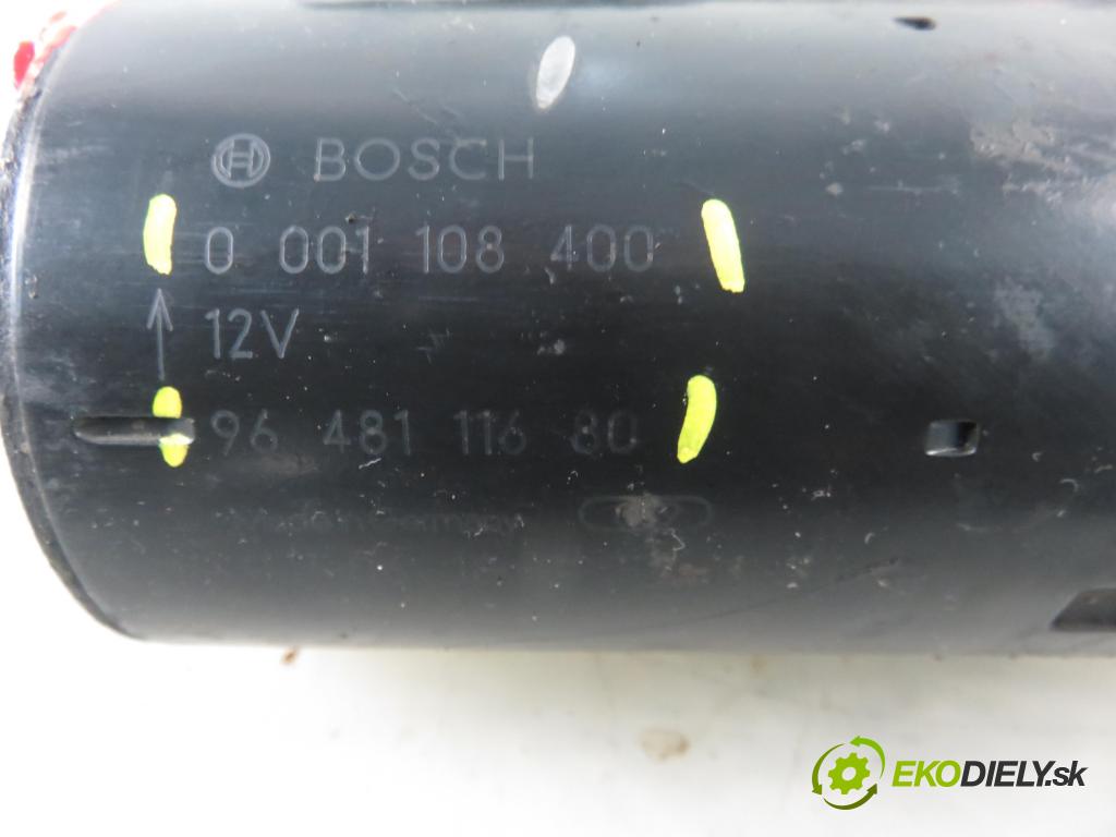 CITROEN XSARA (N1) LIFTBACK 2004 66,00 2.0 HDi 90 - RHY (DW10TD) 1997,00 Štartér 0001108400 ; 9648111680 (Štartéry)