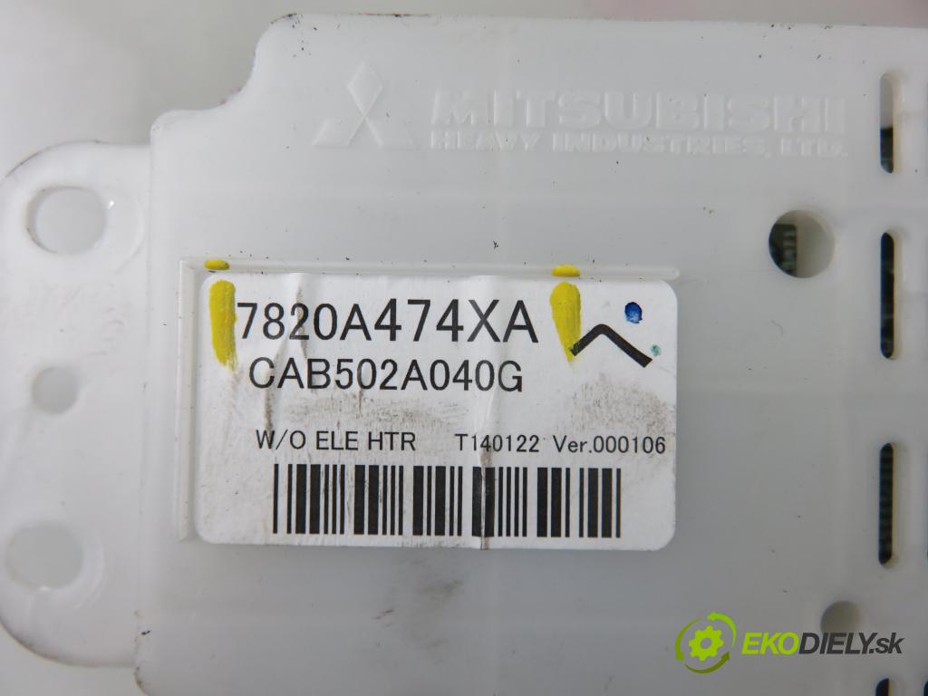 MITSUBISHI OUTLANDER III (GG_W, GF_W, ZJ) SUV 2014 60,00 2.0 Hybrid 4WD (GG2W) - Y61 0,00 Panel kúrenia KLIMATRONIK 7820A474XA