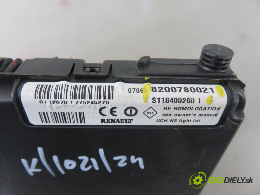 RENAULT SCENIC II (JM0/1_) MINIVAN 2007 110,00 2.0 dCi (JM1K) - M9R 721 1995,00 MODUL BSI 8200780021 ; S118400260I