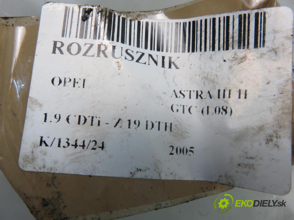 OPEL ASTRA H GTC (L08) HB 2005 110,00 1.9 CDTi - Z 19 DTH 1910,00 Štartér 314380204 (Štartéry)