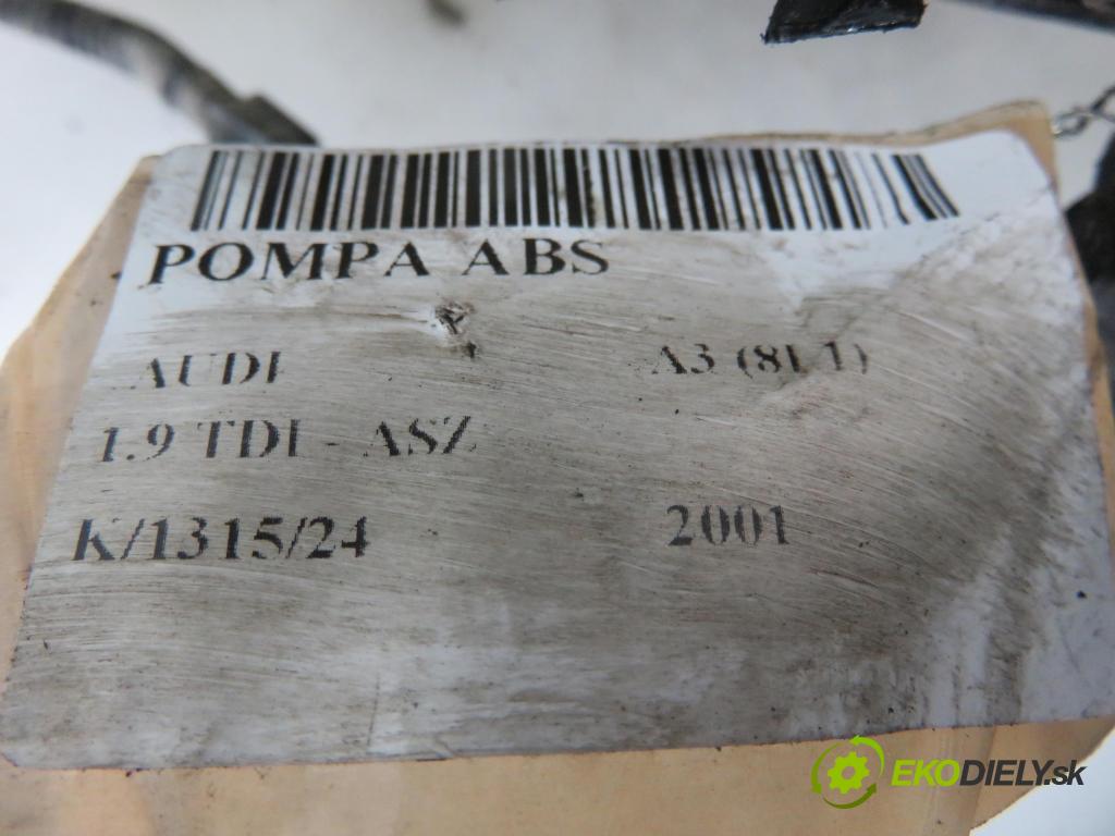AUDI A3 (8L1) HB 2001 96,00 1.9 TDI PD 130 - ASZ 1896,00 Pumpa ABS 1C0907379E ; 10096003133 (Pumpy ABS)