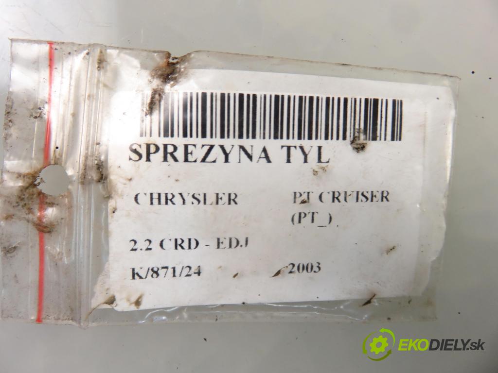 CHRYSLER PT CRUISER (PT_) MINIVAN 2003 89,00 2.2 CRD 121 - EDJ 2148,00 Pružina zadné