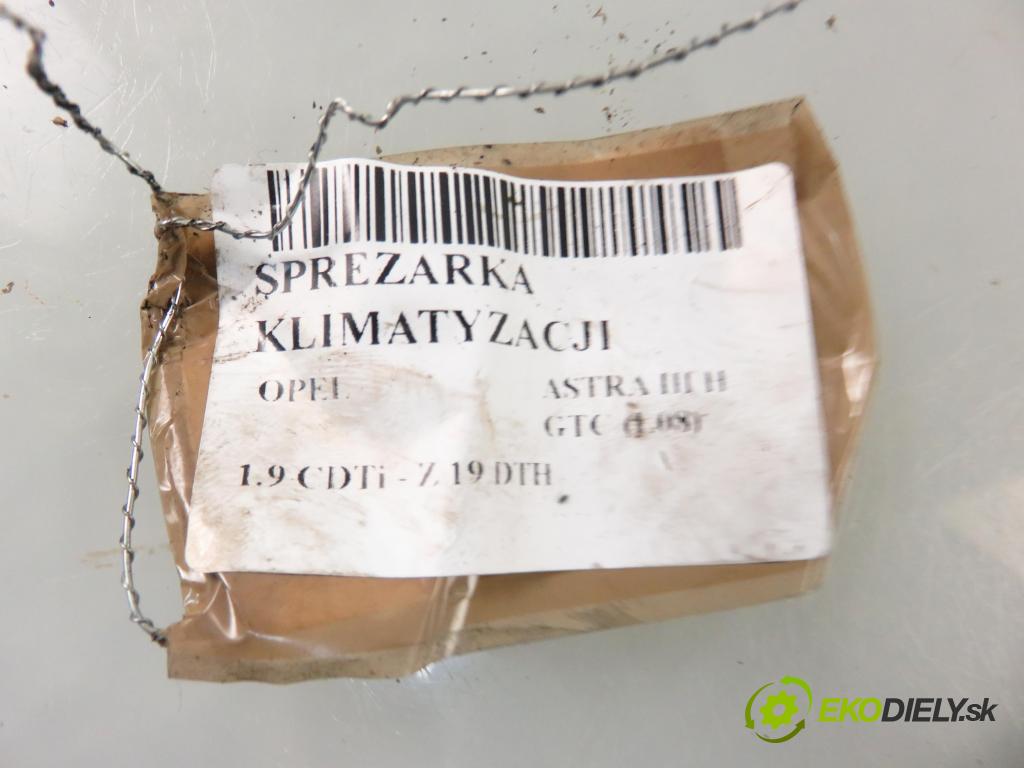 OPEL ASTRA H GTC (L08) HB 2005 110,00 1.9 CDTi - Z 19 DTH 1910,00 KOMPRESOR: klimatizace 13124752 (Kompresory)