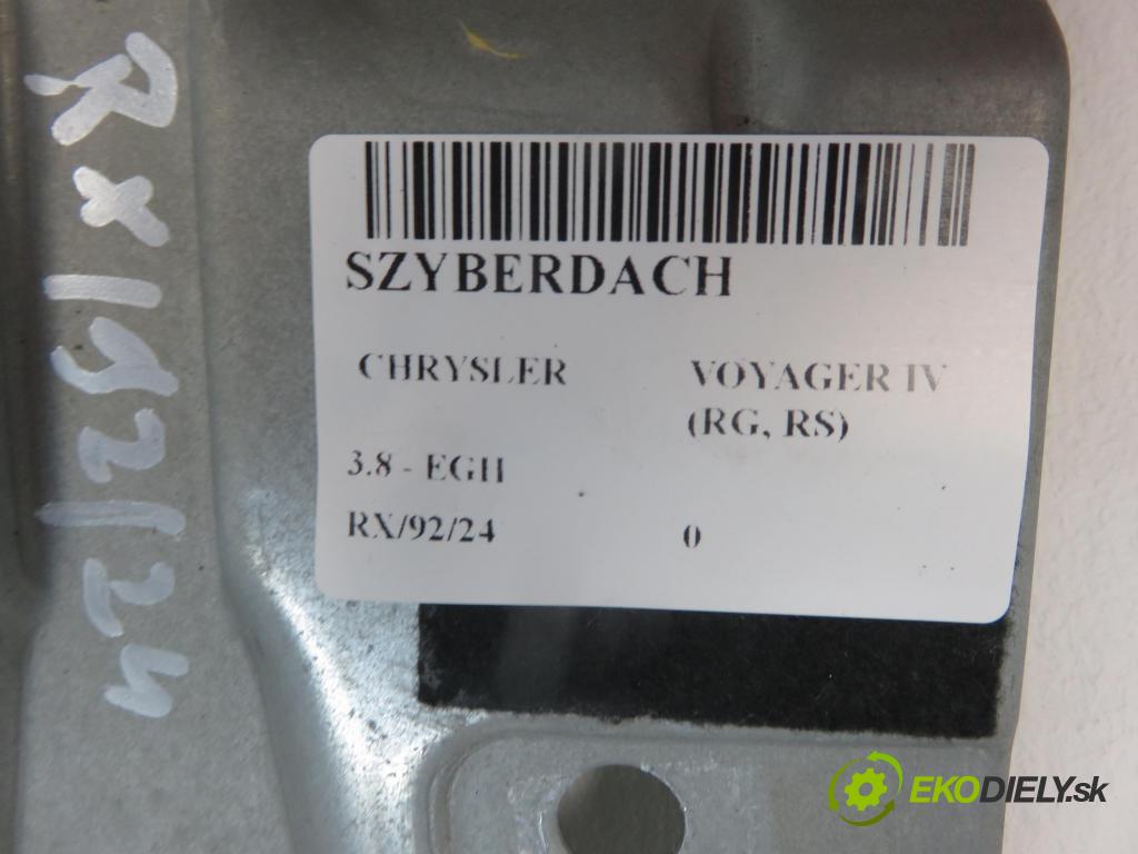 CHRYSLER VOYAGER IV (RG, RS) MINIVAN 2006 160,00 3.8 - EGH 3778,00 střešní okno  (Okna karoserie)
