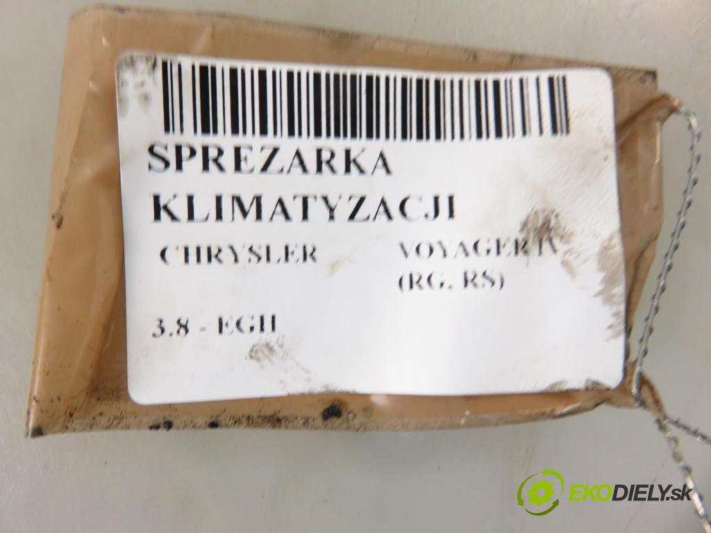 CHRYSLER VOYAGER IV (RG, RS) MINIVAN 2006 160,00 3.8 - EGH 3778,00 KOMPRESOR: klimatizace  (Kompresory)