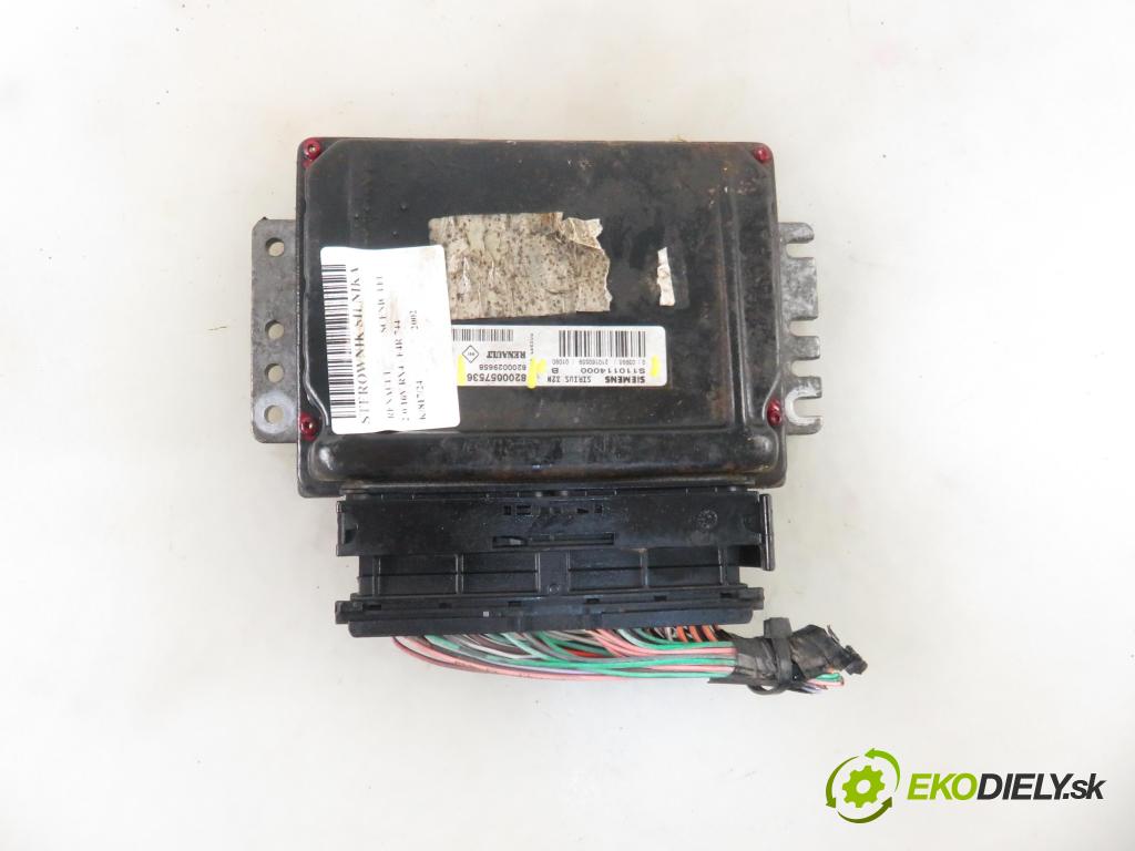 RENAULT SCENIC I (JA0/1_) HB 2002 102,00 2.0 16V RX4 139 - F4R 744 1998,00 řídící jednotka motora S110114000B ; 8200057536 ; 8200029658