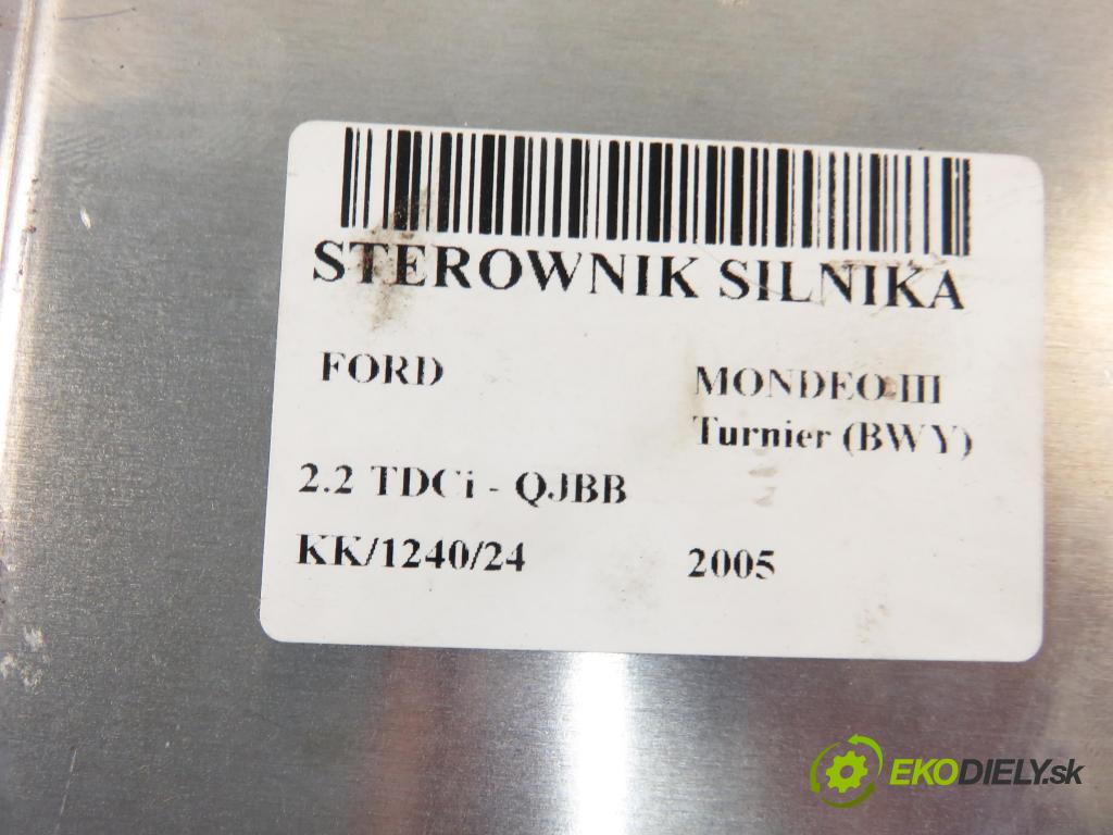 FORD MONDEO III Turnier (BWY) KOMBI 2005 114,00 2.2 TDCi 155 - QJBB 2198,00 řídící jednotka motora 5S7112A650AC