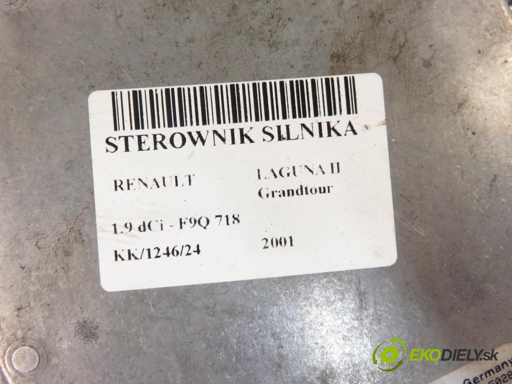 RENAULT LAGUNA II Grandtour (KG0/1_) KOMBI 2001 79,00 1.9 dCi - F9Q 718 1870,00 Riadiaca jednotka Motor 82300121886 ; 8200126462 ; 0281010482