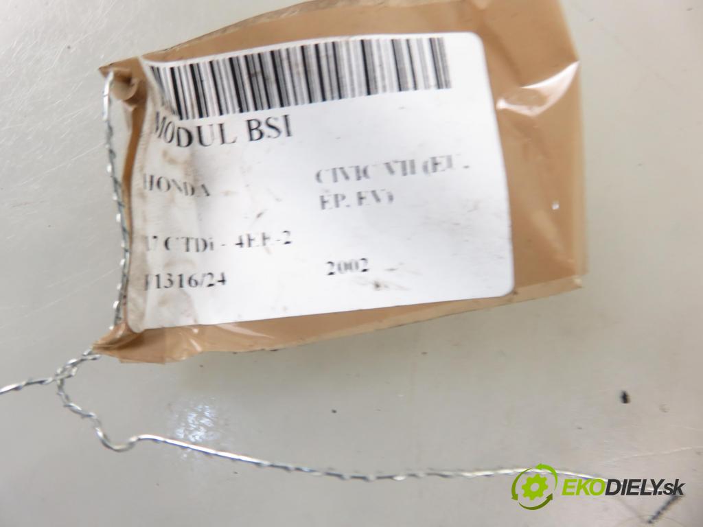 HONDA CIVIC VII Hatchback (EU, EP, EV) HB 2002 74,00 1.7 CTDi 101 - 4EE-2 (Isuzu) 1686,00 MODUL BSI S6FG4S6FG0