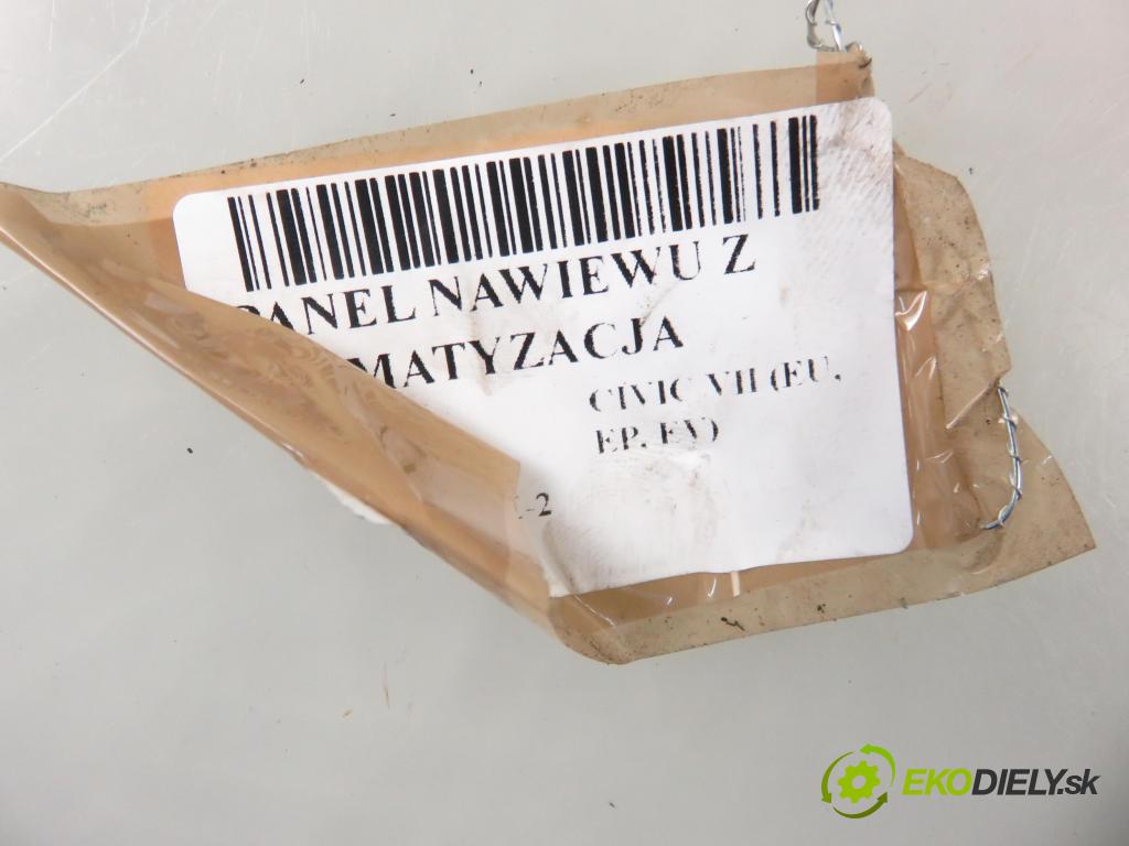 HONDA CIVIC VII Hatchback (EU, EP, EV) HB 2002 74,00 1.7 CTDi 101 - 4EE-2 (Isuzu) 1686,00 Panel kúrenia KLIMATIZACE: 3P26530700 ; 79500S6DG010M1