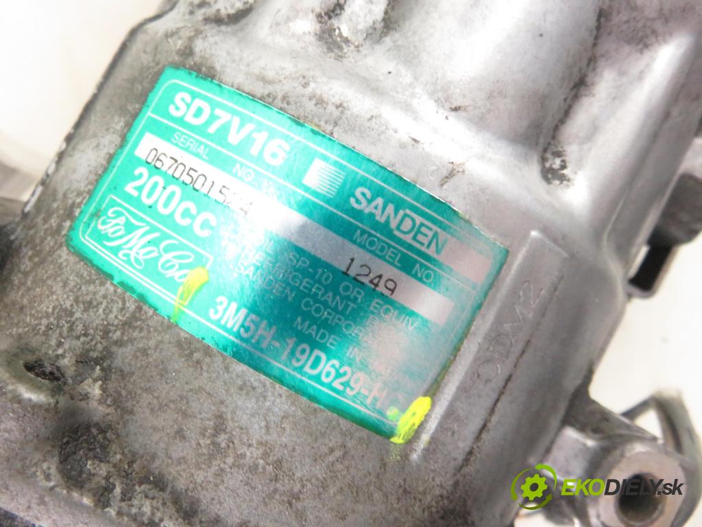 FORD FOCUS II Turnier (DA_, FFS, DS) KOMBI 2005 100,00 2.0 TDCi 136 - G6DA 1997,00 KOMPRESOR: klimatizace 3M5H19D629HC (Kompresory)