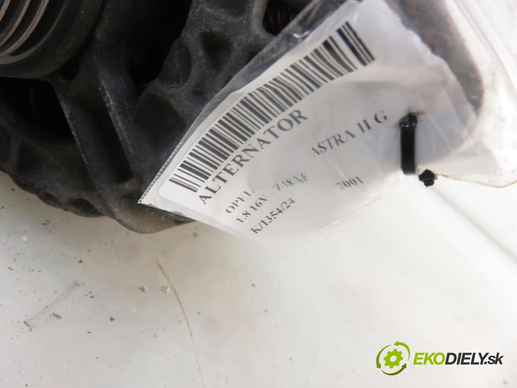 OPEL ASTRA G liftback (T98) HB 2001 92,00 1.8 16V - Z 18 XE 1796,00 Alternátor 90561971 ; 0124415002 (Alternátory)