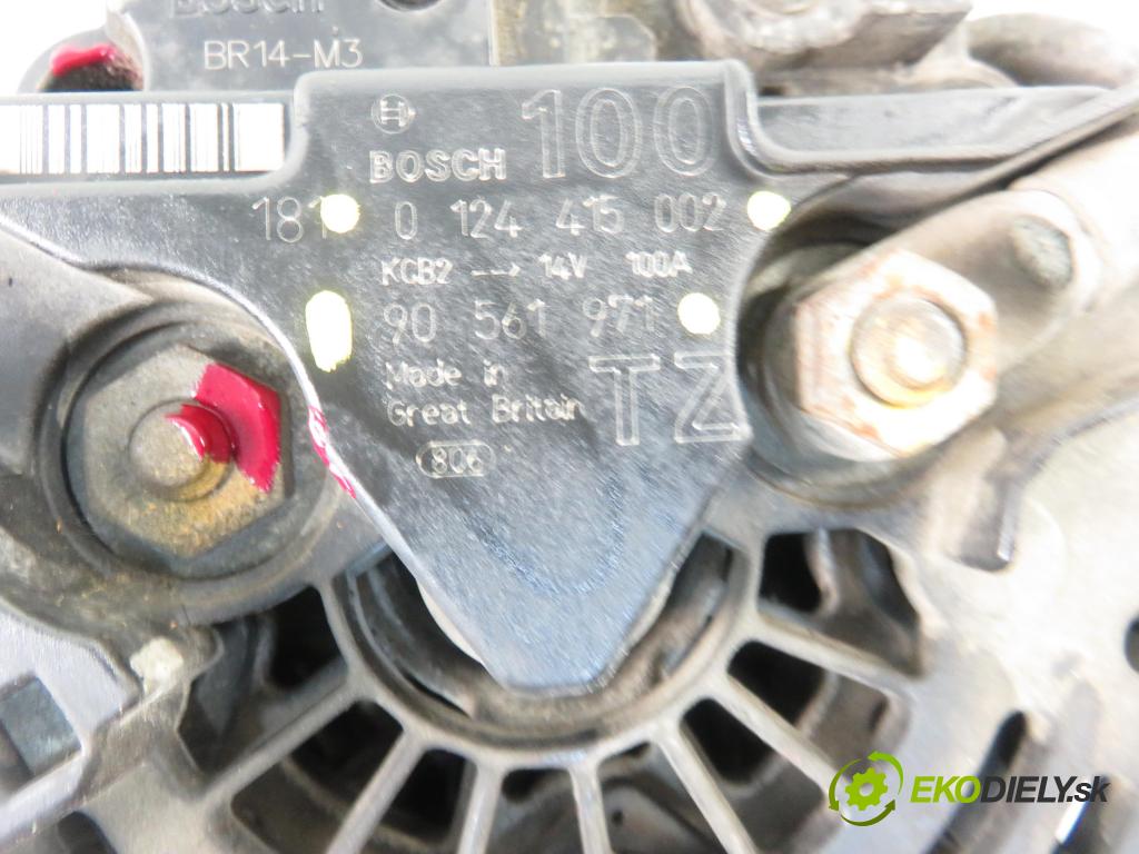 OPEL ASTRA G liftback (T98) HB 2001 92,00 1.8 16V - Z 18 XE 1796,00 Alternátor 90561971 ; 0124415002 (Alternátory)