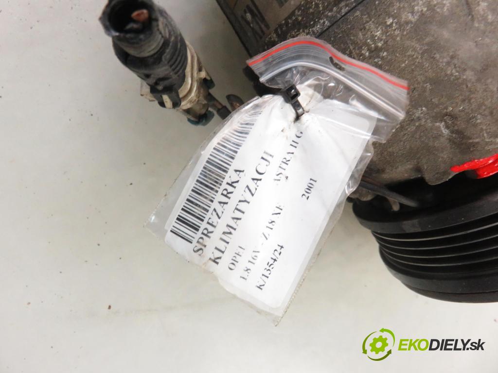 OPEL ASTRA G liftback (T98) HB 2001 92,00 1.8 16V - Z 18 XE 1796,00 KOMPRESOR: klimatizace 09165714 ; 010612126 (Kompresory)