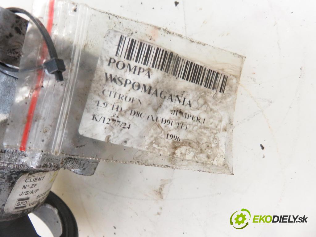 CITROEN JUMPER Autobus (230P) BUS 1996 68,00 1.9 TD 1905,00 Pumpa servočerpadlo 1477396080 ; 7691955256 (Servočerpadlá, pumpy riadenia)