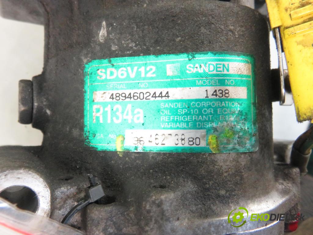 PEUGEOT 307 (3A/C) HB 2003 79,00 2.0 HDi 110 - RHS 1997,00 KOMPRESOR: klimatizace 9639078280 (Kompresory)