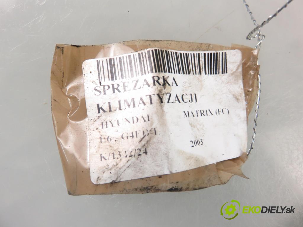 HYUNDAI MATRIX (FC) HB 2003 66,00 1.6 - G4ED-L 1599,00 KOMPRESOR: klimatizace CD1AA02 (Kompresory)