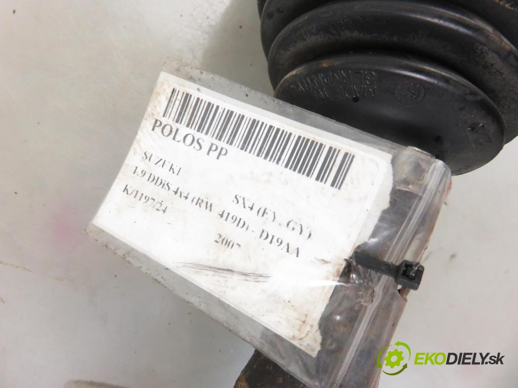 SUZUKI SX4 (EY, GY) HB 2007 88,00 1.9 DDiS 4x4 (RW 419D) - D19AA 1910,00 Poloos PP