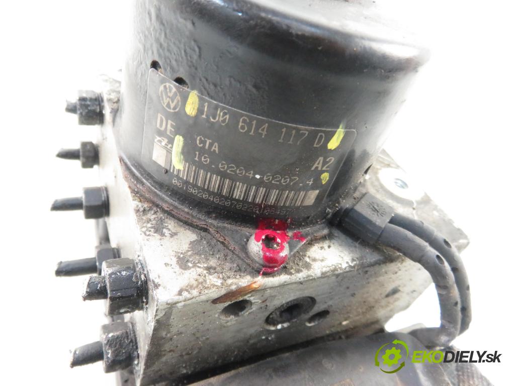 VW GOLF IV (1J1) HB 1999 55,00 1.4 16V 75 - AKQ 1390,00 Pumpa ABS 1J0907379P ; 1J0614117D ; 10094903313 (Pumpy ABS)