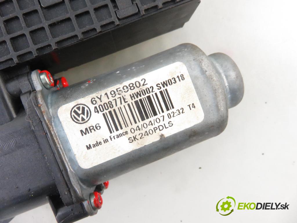 SKODA FABIA I Combi (6Y5) KOMBI 2007 51,00 1.4 TDI - BNM 1422,00 motorek sťahovaní oken PP 6Y1959802