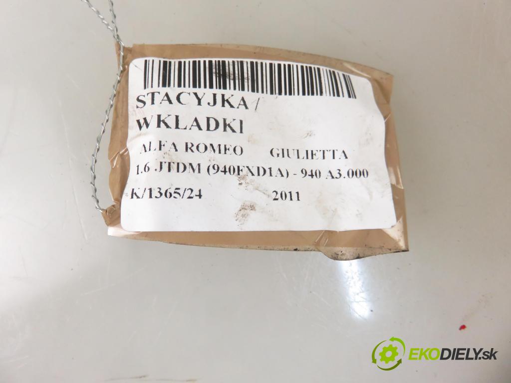 ALFA ROMEO GIULIETTA (940_) HB 2011 77,00 1.6 JTDM (940FXD1A) - 940 A3.000 1598,00 spinačka 505194180 ; 01098401 (Spínacie skrinky a kľúče)