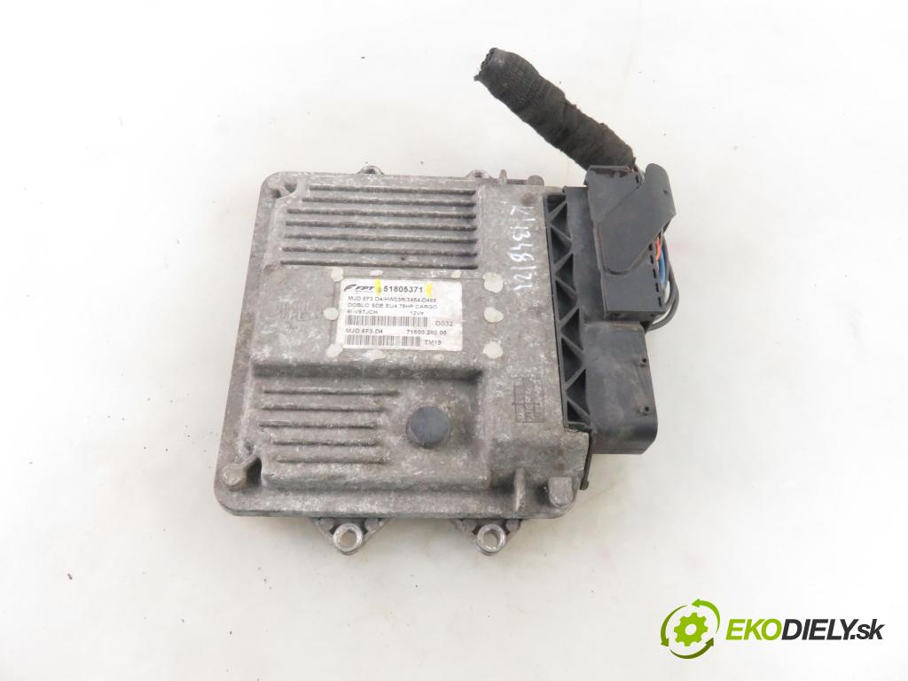 FIAT DOBLO Cargo (223_) FURGON 2005 55,00 1.3 D Multijet - 199 A2.000 1248,00 Riadiaca jednotka Motor 51805371