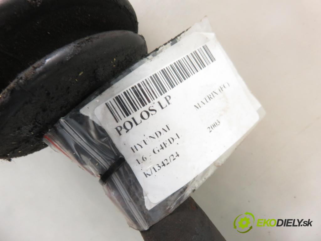 HYUNDAI MATRIX (FC) HB 2003 66,00 1.6 - G4ED-L 1599,00 Poloos LP
