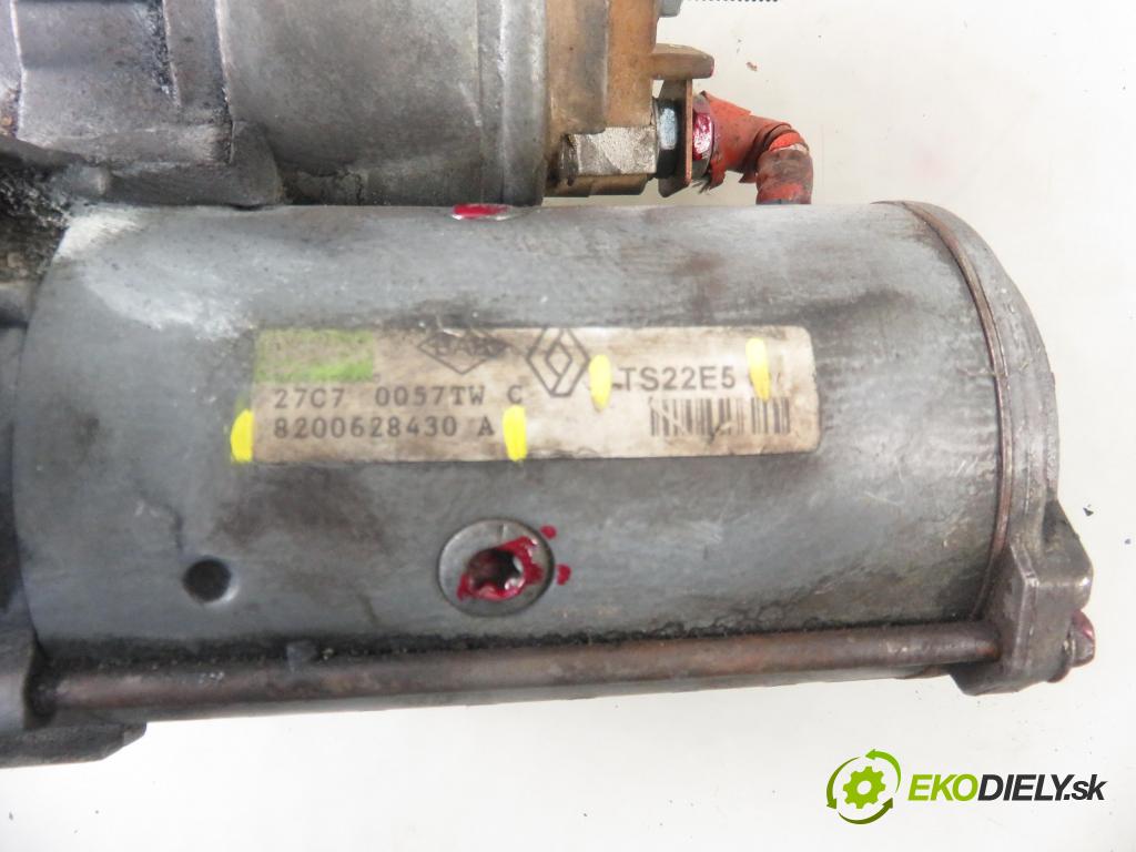 RENAULT SCENIC II (JM0/1_) MINIVAN 2007 110,00 2.0 dCi (JM1K) - M9R 721 1995,00 Štartér 8200628430 ; 8200628430A ; TS22E5 (Štartéry)