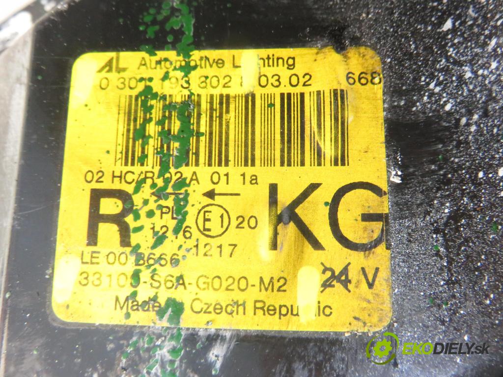 HONDA CIVIC VII Hatchback (EU, EP, EV) HB 2002 74,00 1.7 CTDi 101 - 4EE-2 (Isuzu) 1686,00 Svetlo PP 0301193302 ; 33100S6AG020M2