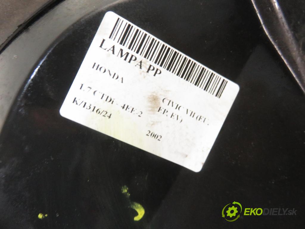 HONDA CIVIC VII Hatchback (EU, EP, EV) HB 2002 74,00 1.7 CTDi 101 - 4EE-2 (Isuzu) 1686,00 Svetlo PP 0301193302 ; 33100S6AG020M2