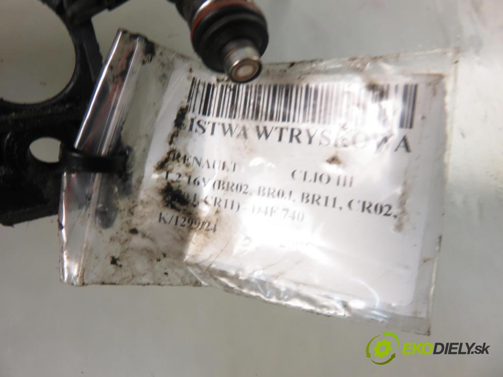 RENAULT CLIO III (BR0/1, CR0/1) HB 2006 55,00 1.2 16V 1149,00 Lišta vstrekovacia 8200286064 ; 8200292590 ; 0280158046 (Vstrekovacie lišty)