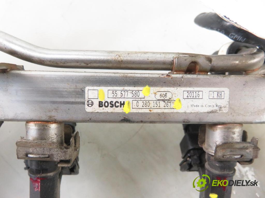 OPEL ZAFIRA TOURER C (P12) MINIVAN 2012 103,00 1.4 - A 14 NET 1364,00 Lišta vstrekovacia 55577580 ; 0280151267 ; 0280158205 (Vstrekovacie lišty)