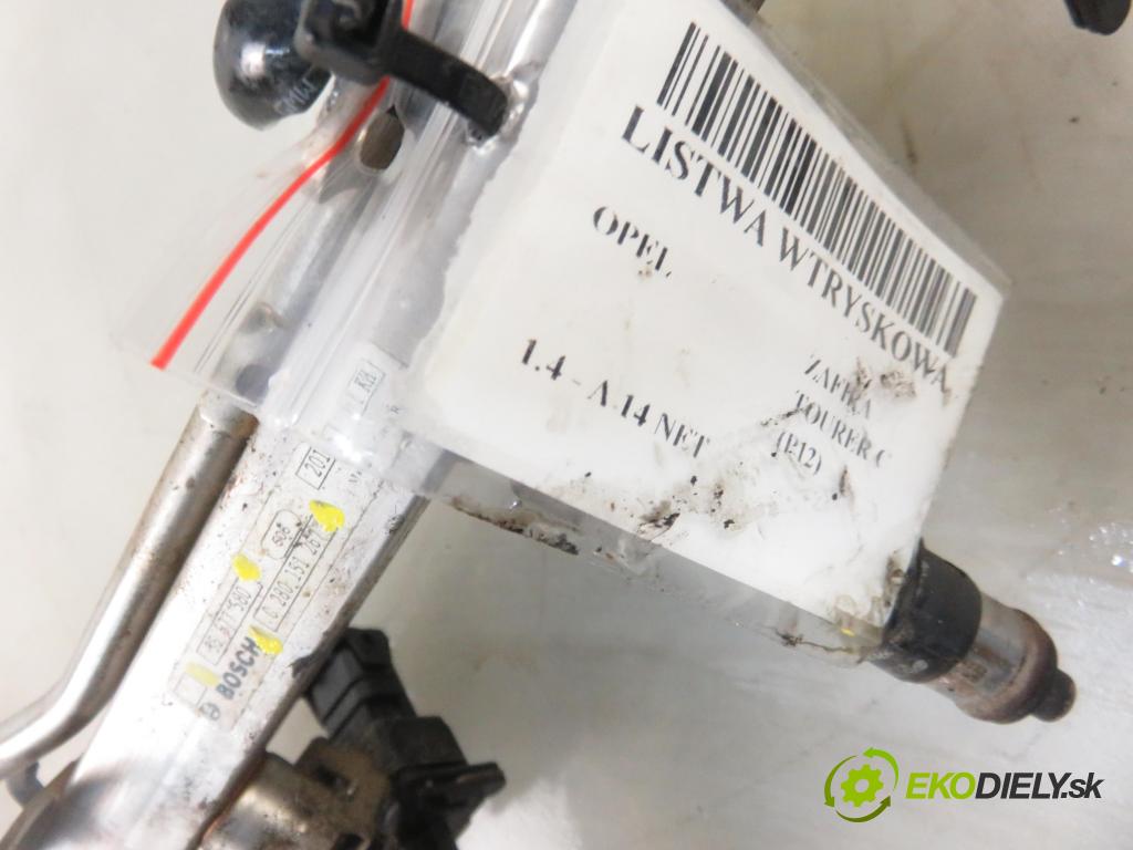 OPEL ZAFIRA TOURER C (P12) MINIVAN 2012 103,00 1.4 - A 14 NET 1364,00 Lišta vstrekovacia 55577580 ; 0280151267 ; 0280158205 (Vstrekovacie lišty)