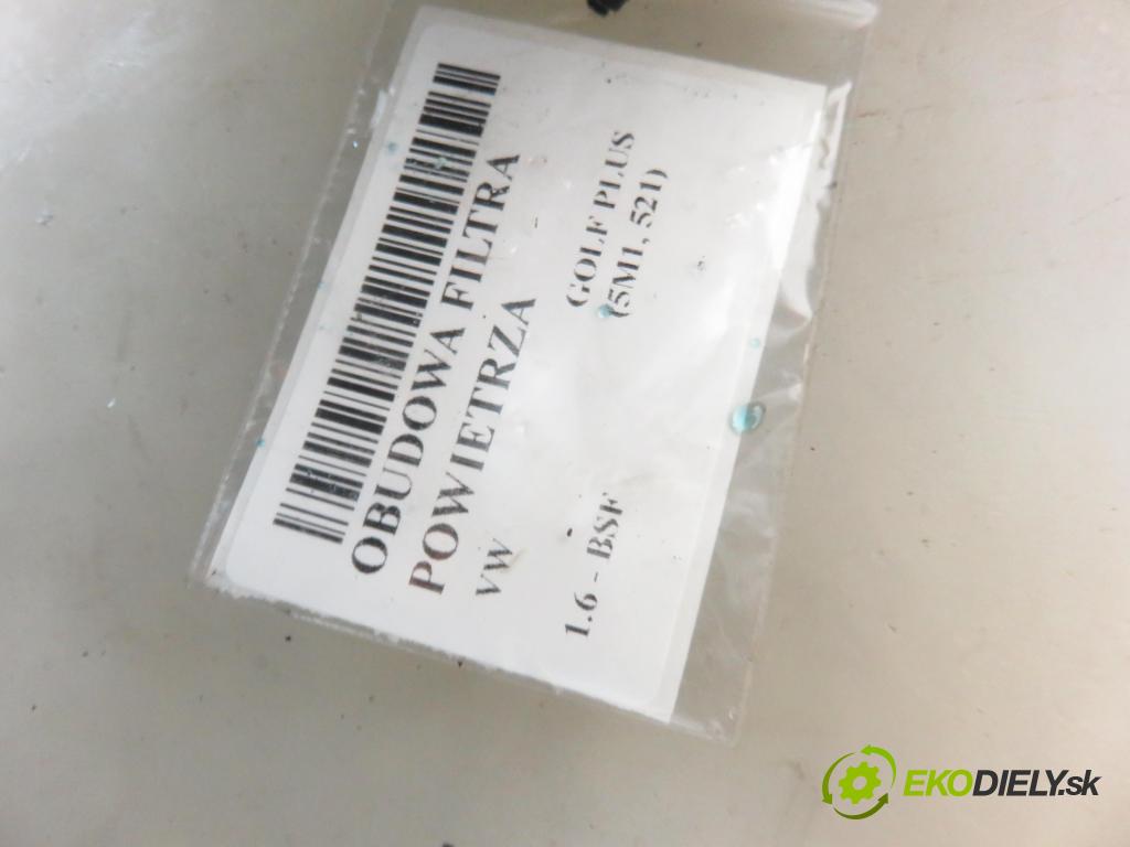 VW GOLF PLUS (5M1, 521) HB 2005 75,00 1.6 - BSF 1595,00 Obal filtra vzduchu 1F0129607 ; 1F0129620C (Obaly filtrov vzduchu)