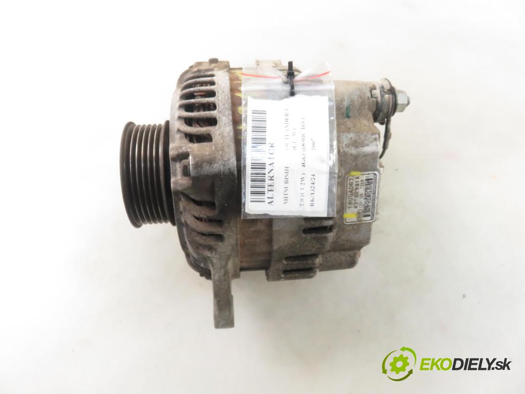 MITSUBISHI OUTLANDER I (CU_W) SUV 2007 100,00 2.0 (CU2W) - 4G63 (DOHC 16V) 1997,00 Alternátor A3TG2991A ; 1800A067 (Alternátory)