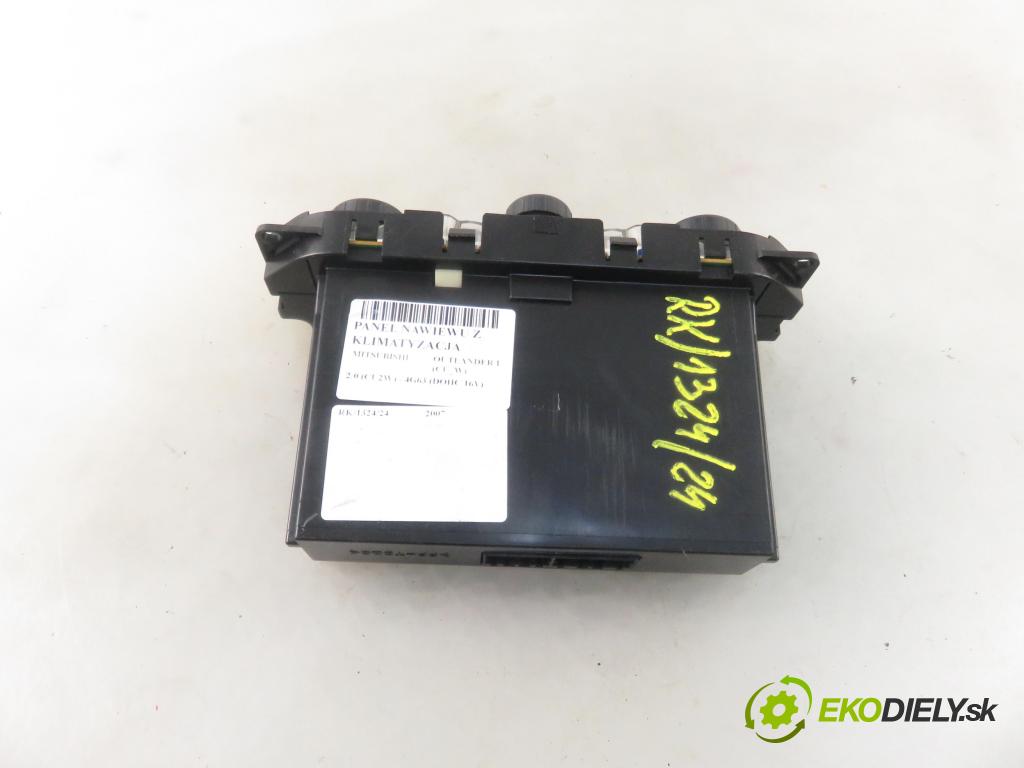 MITSUBISHI OUTLANDER I (CU_W) SUV 2007 100,00 2.0 (CU2W) - 4G63 (DOHC 16V) 1997,00 Panel kúrenia KLIMATIZACE: MR979972HA