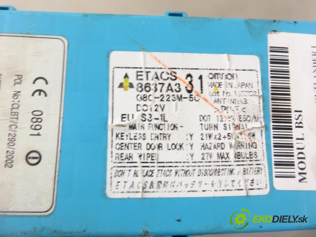 MITSUBISHI OUTLANDER I (CU_W) SUV 2007 100,00 2.0 (CU2W) - 4G63 (DOHC 16V) 1997,00 MODUL BSI 8637A331 ; 702020055
