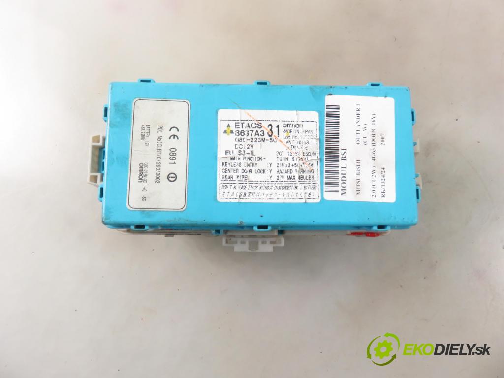 MITSUBISHI OUTLANDER I (CU_W) SUV 2007 100,00 2.0 (CU2W) - 4G63 (DOHC 16V) 1997,00 MODUL BSI 8637A331 ; 702020055