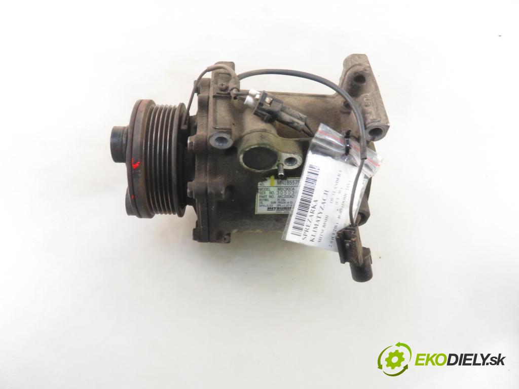 MITSUBISHI OUTLANDER I (CU_W) SUV 2007 100,00 2.0 (CU2W) - 4G63 (DOHC 16V) 1997,00 KOMPRESOR: klimatizace MN185575 (Kompresory)