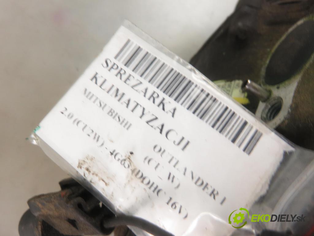 MITSUBISHI OUTLANDER I (CU_W) SUV 2007 100,00 2.0 (CU2W) - 4G63 (DOHC 16V) 1997,00 KOMPRESOR: klimatizace MN185575 (Kompresory)