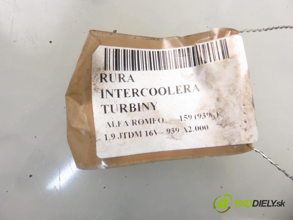 ALFA ROMEO 159 (939_) SEDAN 2007 110,00 1.9 JTDM 16V - 939 A2.000 1910,00 Rúra intercoolera turba 50508204