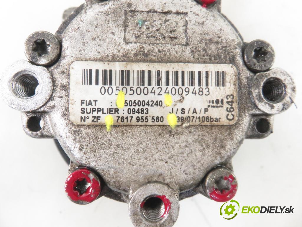 ALFA ROMEO 159 (939_) SEDAN 2007 110,00 1.9 JTDM 16V - 939 A2.000 1910,00 Pumpa servočerpadlo 505004240 ; 7617955560 (Servočerpadlá, pumpy riadenia)